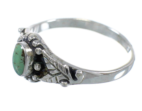 Turquoise Genuine Sterling Silver Ring Size 8-1/4 RX59600